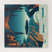 Puzzle Parc national de Crater Lake (Horizontal)