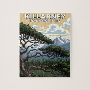 Puzzle parc national de Killarney voyage vintage