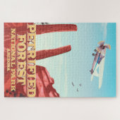 Puzzle Parc national de la forêt pétrifiée, Arizona. (Horizontal)