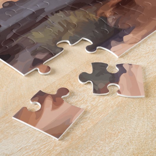 Puzzle Parc National de la Forêt Petrifiée Arizona Désert (Côté)