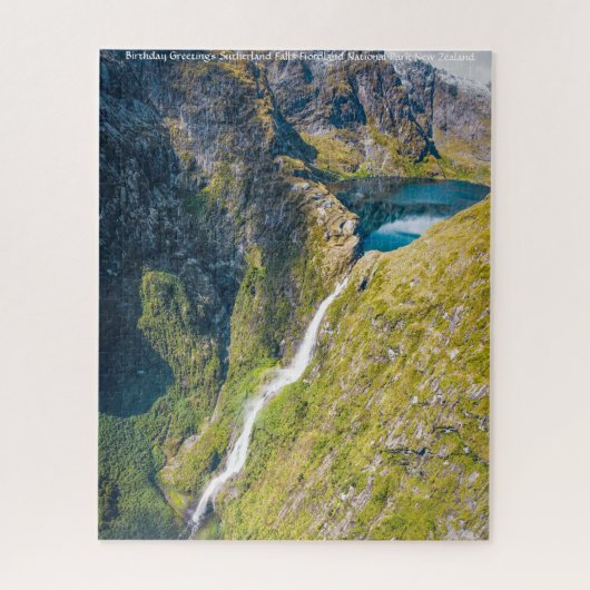 Puzzle Parc national de Sutherland Falls Fiordland (Vertical)