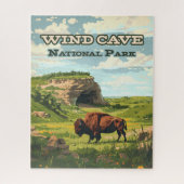 Puzzle Parc national de Wind Cave Bison Dakota du Sud (Vertical)