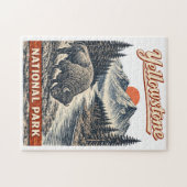 Puzzle Parc national de Yellowstone - Bison (Horizontal)