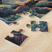 Puzzle Parc national de Yellowstone Lower Falls vibrant (Côté)