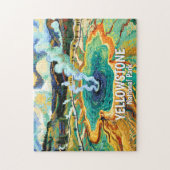 Puzzle Parc national de Yellowstone Source chaude Art Van (Vertical)