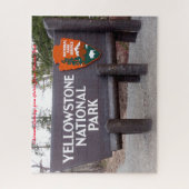 Puzzle Parc national de Yellowstone.voeux de Noël (Vertical)