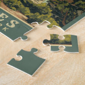 Puzzle Parc national des Arches de style rétro animé (Côté)