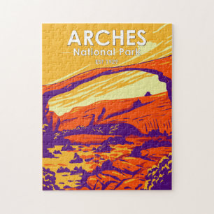 Puzzle Parc national des Arches Double Arche Sunset Vinta