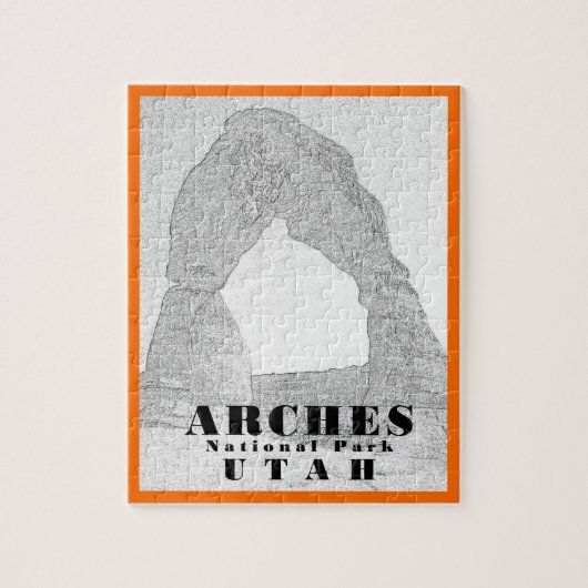 Puzzle Parc national des Arches - Utah - 8x10 - 110 pc (Vertical)
