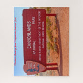 Puzzle Parc national des Canyons Utah. Salutation de Noël (Vertical)