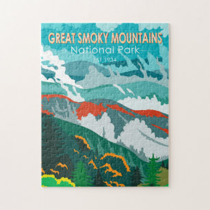 Puzzle Parc national des Great Smoky Mountains Vintage