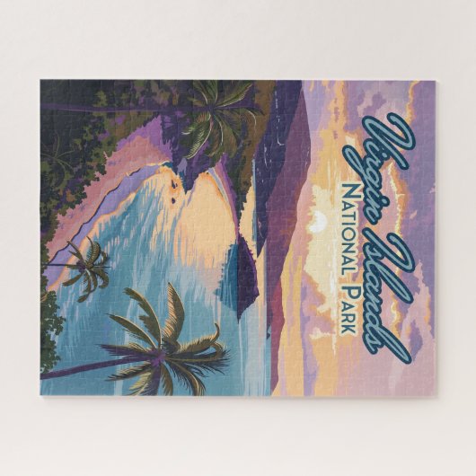 Puzzle Parc national des Îles Vierges Plage St John (Horizontal)