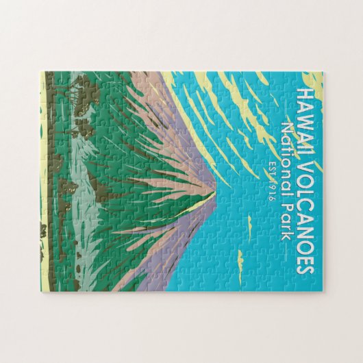 Puzzle Parc national des volcans d'Hawaii Mauna Loa Vinta (Horizontal)