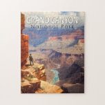 Puzzle Parc national du Grand Canyon Peinture à l'huile A<br><div class="desc">Grande Canyon dessin vectoriel. Le parc abrite une grande partie de l'immense Grand Canyon,  avec ses bandes de roches rouges superposées qui révèlent des millions d'années d'histoire géologique.</div>