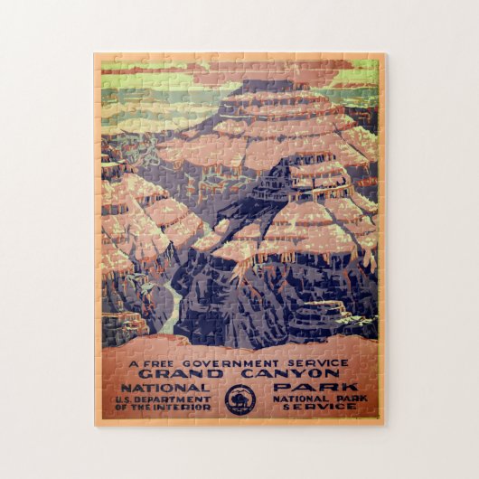 Puzzle Parc national du Grand Canyon vintage (Vertical)