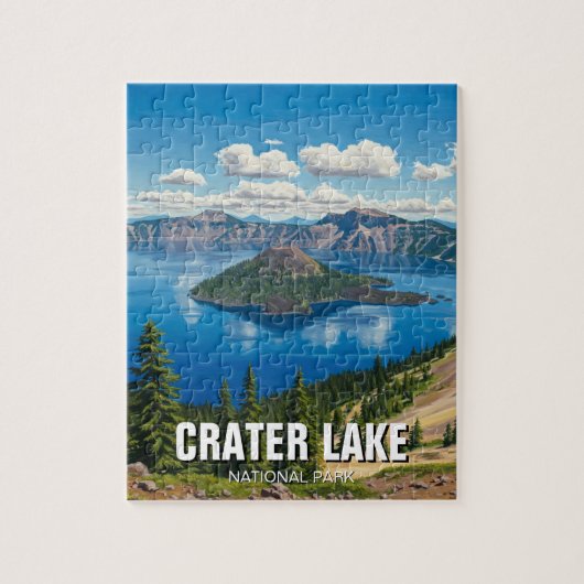 Puzzle Parc national du lac Crater Oregon Travel (Vertical)