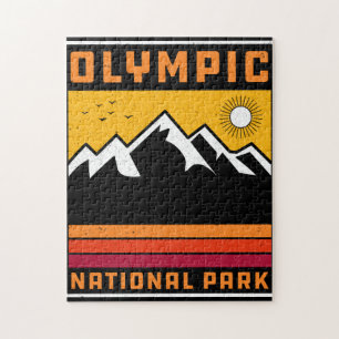 Puzzle Parc National Olympique vintage Washington Souveni