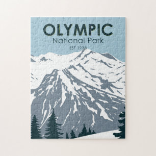 Puzzle Parc national olympique Washington Vintage