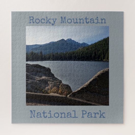 Puzzle Parc national Rocky Mountain Bear Lake Jigsaw Puzz (Vertical)
