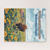 Puzzle Parc national Theodore Roosevelt Dakota du Nord (Horizontal)