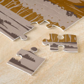 Puzzle Parc national Theodore Roosevelt Illustration Art (Côté)
