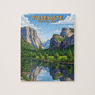 Puzzle Parc national vintage Yosemite