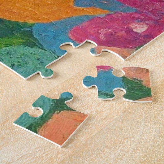 Puzzle Parcelles accrochées aux arbres (Côté)