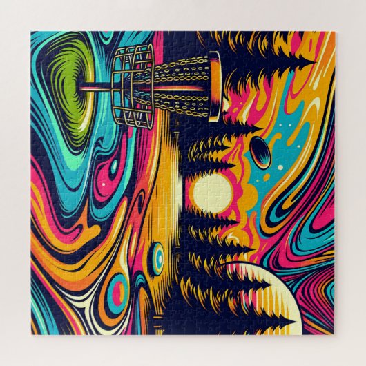 Puzzle Parcours de golf cool Disk à Sunset (Horizontal)