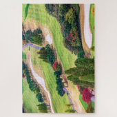 Puzzle Parcours de golf d'automne coloré (Vertical)