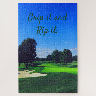 Puzzle Parcours de golf Grip it et Rip it