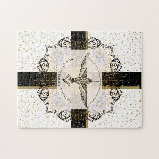 Puzzle Pardonnez-leur TOUJOURS un colibri inspirant (Horizontal)