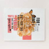 Puzzle Parfait comme vous êtes illustré citation (Horizontal)