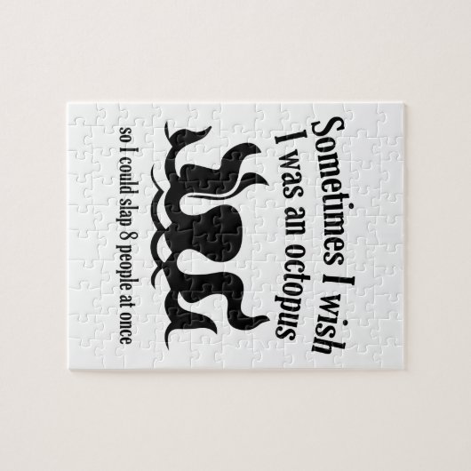 Puzzle Parfois, J'Aimerais Être Une Octopus (Horizontal)