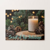 Puzzle Parfum personnalisé des fêtes (Horizontal)