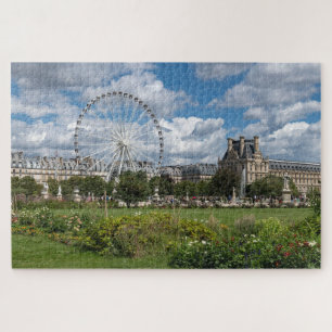 Puzzle Paris France Nuages dramatiques Jardins des Tuiler