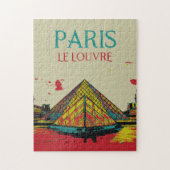 Puzzle Paris France Pyramide du Louvre (Vertical)