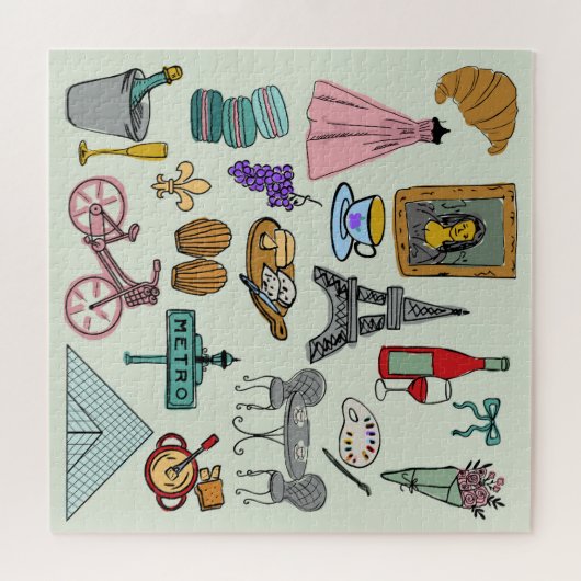 Puzzle Paris romantique (Horizontal)
