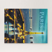 Puzzle Paris sous un ciel bleu turquoise (Horizontal)