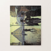Puzzle Paris Street Rainy Day by Gustave Caillebotte (Vertical)