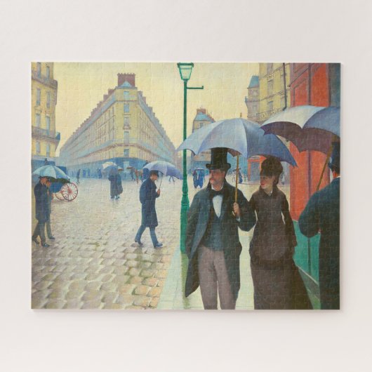Puzzle Paris Street Rainy Day │Gustave Caillebotte (Horizontal)