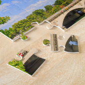 Puzzle Paris, Tour Eiffel et Seine, France. (Côté)