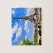 Puzzle Paris, Tour Eiffel et Seine, France. (Vertical)