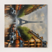 Puzzle Paris vintage aquarelle (Horizontal)