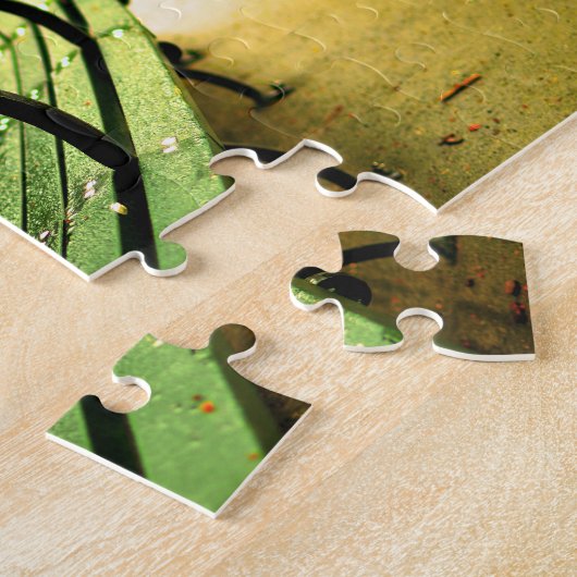 Puzzle Park Bench Central Park à l'automne (Côté)