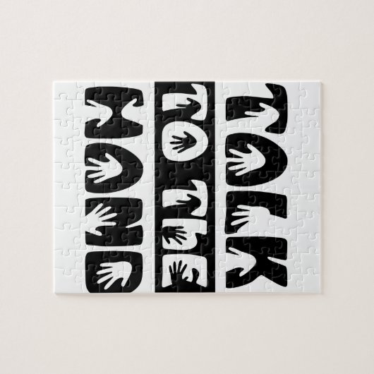 Puzzle Parler À La Main (Horizontal)