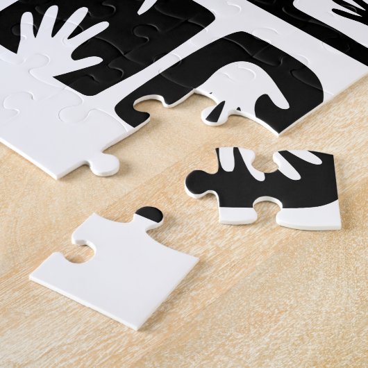 Puzzle Parler À La Main (Côté)