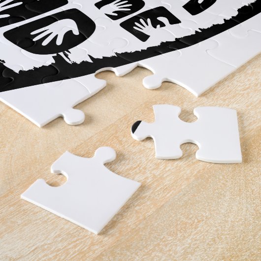 Puzzle Parler À La Main (Côté)