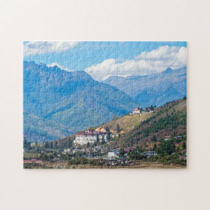 Puzzle Paro Rinpung Dzong - Bhoutan, Himalaya, Asie