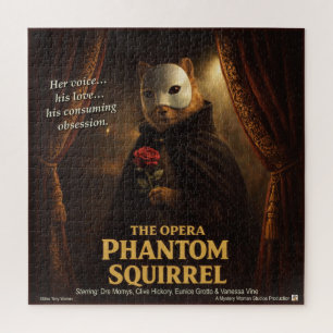 Puzzle Parodie de l'Opéra Fantôme Écureuil
