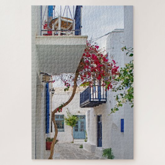 Puzzle Paros Parikia Allée d'été (Vertical)